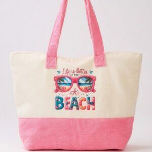 Life Is Better At The Beach Terry Tote